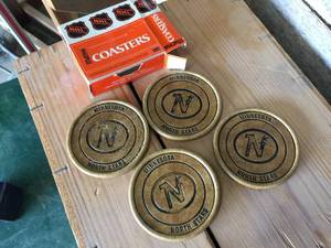 lot 30 image: Vintage Minnesota North Stars Coaster Set