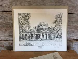 lot 48 image: International Archives Monticello Limited Edition Etching