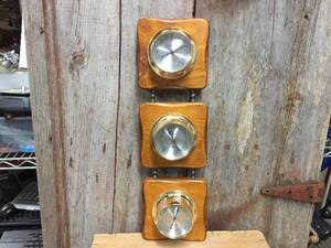 lot 66 image: Vintage Springfield Weather Gauge Set