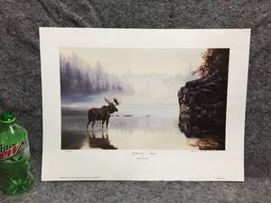 lot 77 image: Marion Anderson Reflections Signed & Numbered Unframed Wildlife Print