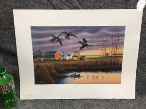 lot 86 image: Jerry Raedeke Changing Seasons 1 Signed & Numbered Unframed Wildlife Print