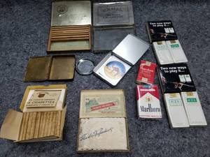 lot 127 image: Vintage Tobacco Tins - Packs - Contents
