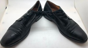 Johnston and Murphy Signature Series Mens Oxford Black Dress Shoe Mens Size 11
