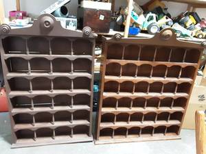 2-Shadow Box Display Shelves 35x8x42, 27x8x43