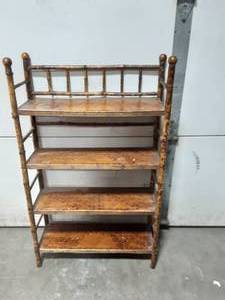 Vintage Bamboo Shelf 25x10x41