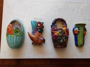 4-Vintage Wall Pockets