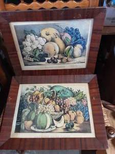 2-Vintage Currier & Ives