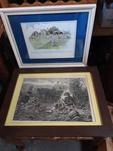 2-Vintage Pictures Munsingwear Ad 15 12 x 12 12, The Last Days Of Harvest 18 12 x 14