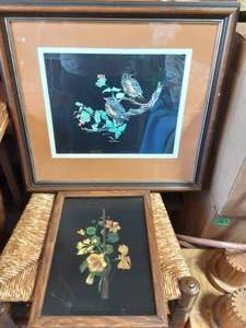 2-Vintage Framed Art