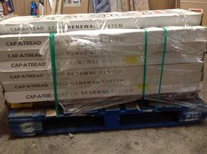 lot 13 image: Lot of 13 boxes of assorted Cap a Tread staircase system see pitures