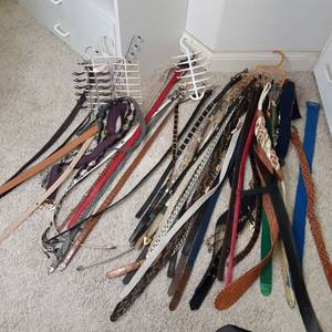 lot 324 image: Massive Lot of womens belts in vari...