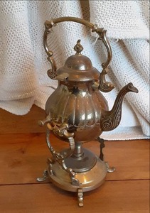 lot 422 image: Jack Housman Inc Brass Coffee Urn a...
