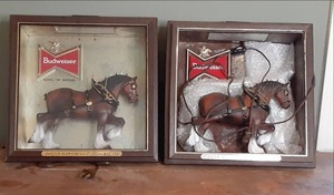 lot 442 image: Set of 2 Vintage Budweisers Famous ...