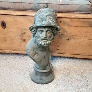lot 451 image: Vintage Bust Piece of the God Zeus ...