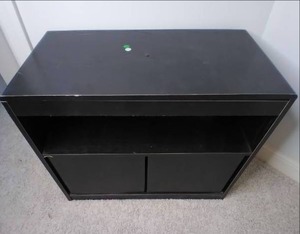 lot 40 image: Black Television Stand With Swivel ...