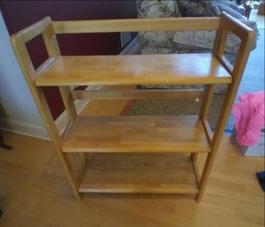 lot 49 image: Collapsible Wood Stand (28 X 11 X...