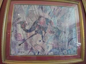 lot 52 image: 43 X 36 Camel Artwork 1992 See P...