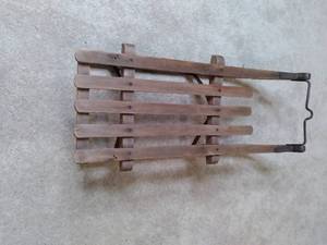 lot 136 image: Nather Vintage Wood Sled 31.5 X 14...