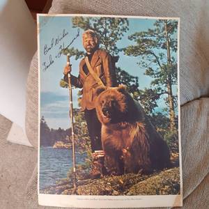 lot 489 image: Vintage Hamms Signed Advertisement...