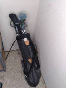 lot 163 image: Ping Golf Bag With Various Clubs S...