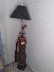 lot 167 image: Golf Lamp See Photos...