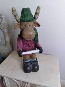 lot 183 image: Moose Toilet Paper Holder See Phot...