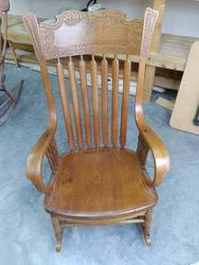 lot 243 image: Vintage Rocking Chair See Photos...
