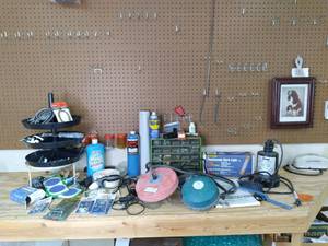 lot 257 image: Large Lot of Hardware, Some Tools, ...