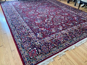 Large Vintage Decorative Area Rug