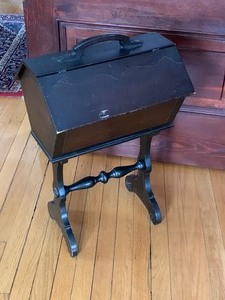 Vintage Wood Sewing Stand