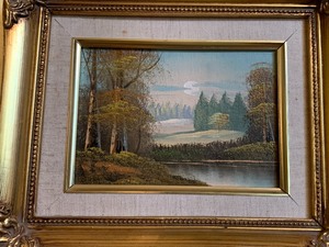 Two Small Oil on Canvas Landscape Paintings