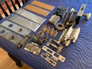 Array of Antique Door Hardware