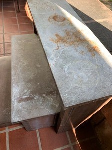 Set of Three Metal Nesting Tables
