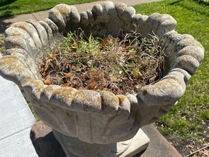 Pair of Concrete Planters
