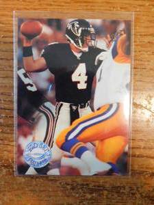 lot 38 image: 1991 Pro Set Platinum Brett Favre Rookie Card #290
