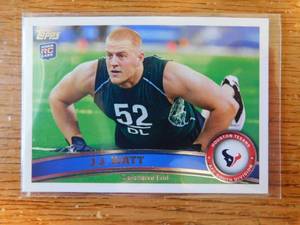 lot 55 image: 2011 Topps J.J Watt Rookie Card #331