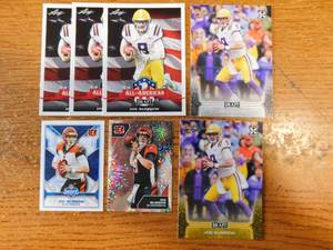 lot 119 image: (7) 2020 Joe Burrow Rookie Card Lot