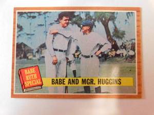 lot 148 image: 1962 Topps Babe Ruth Card #137