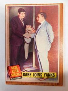 lot 149 image: 1962 Topps Babe Ruth Card #136