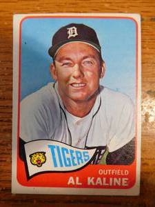 lot 158 image: 1965 Topps Al Kaline Card #130