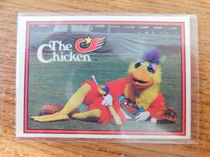 lot 174 image: 1982 Donruss San Diego Chicken Rookie Card #531