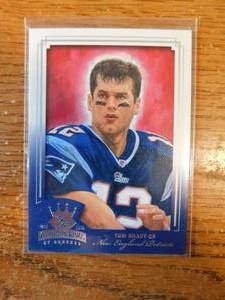 lot 177 image: 2003 Gridiron Kings Tom Brady Card #57
