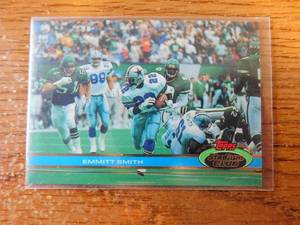 lot 180 image: 1991 Stadium Club Emmitt Smith Card #2