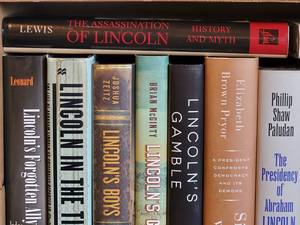 lot 65 image: (16) Assorted Books on President Abraham Lincoln