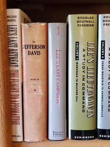 lot 161 image: (1) Shelf of Civil War Books From Personal Library