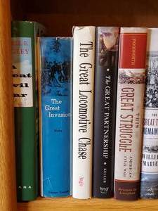 lot 162 image: (1) Shelf of Civil War Books From Personal Library