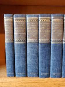 lot 100 image: (9) Set Vol of The Collected Work of Abraham Lincoln