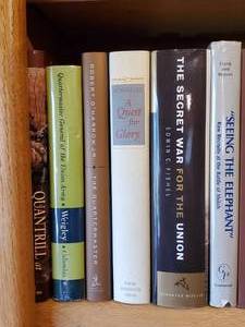 lot 176 image: (1) Shelf of Civil War Books From Personal Library