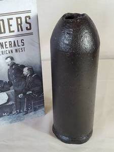 lot 199 image: (1) Civil War Book & (1) Civil War Artillery Round 8-12 Tall