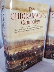 lot 226 image: (3) Vol. Chickamauga Civil War Books & (1) Civil War Cannon Ball